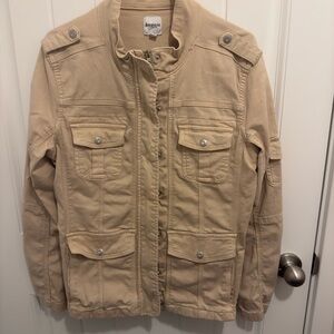 Kensie Women's Beige Utility Jacket‎ Size XL